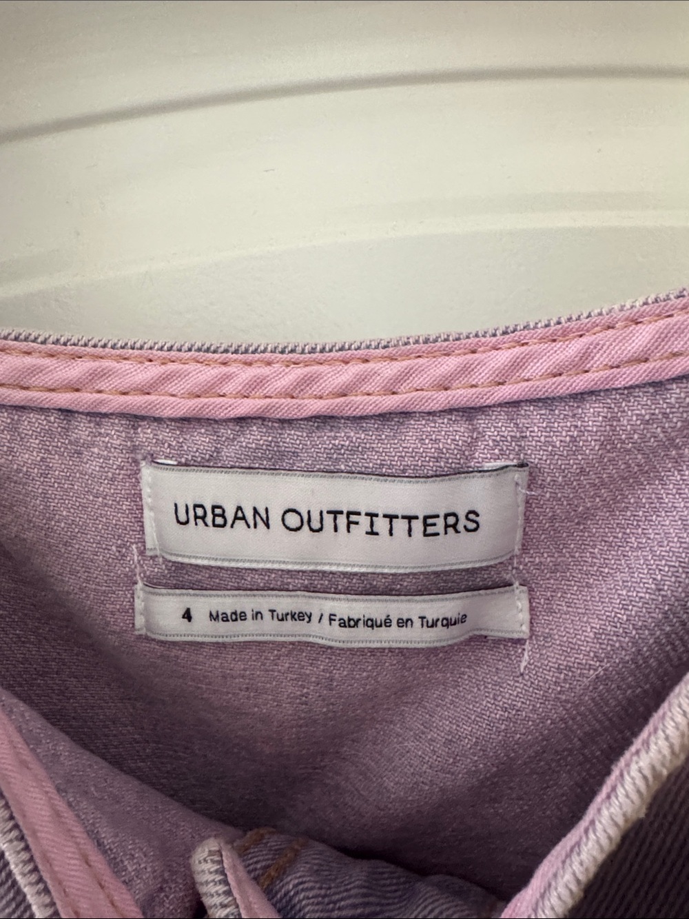 Urban Outfitters Lavender Button-Front Mini Dress - Picture 3 of 3